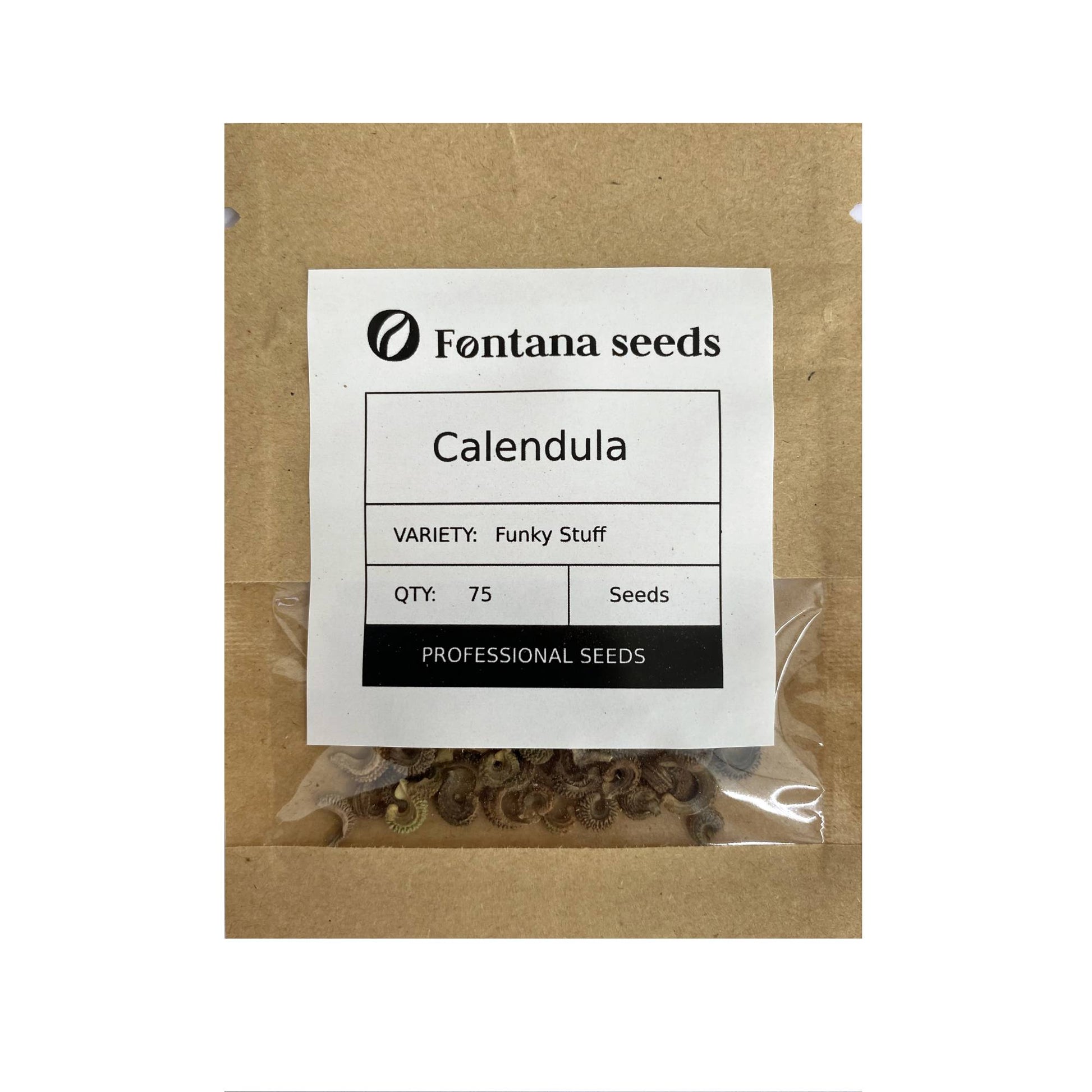 Calendula Funky Stuff Seed Size