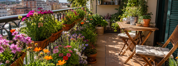 No Garden? How to Grow a Mini Flower Meadow on a Balcony