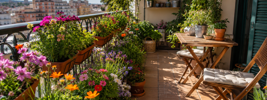 No Garden? How to Grow a Mini Flower Meadow on a Balcony