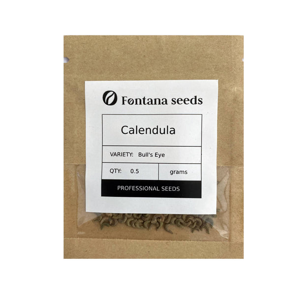 Calendula Bulls Eye Seeds Size