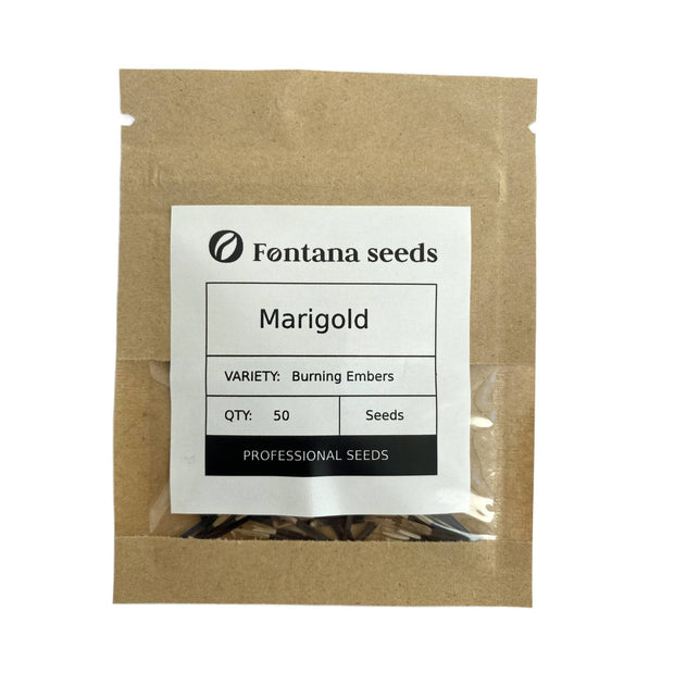 Marigold Burning Embers Seeds Pack