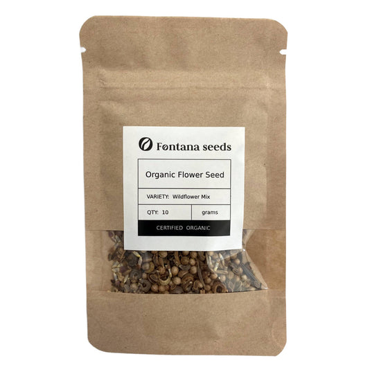 mediterranean wildflower seeds Organic Flower Seeds: Wildflower Mixture