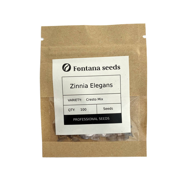 Zinnia Seeds - Cresto Mixed Colors