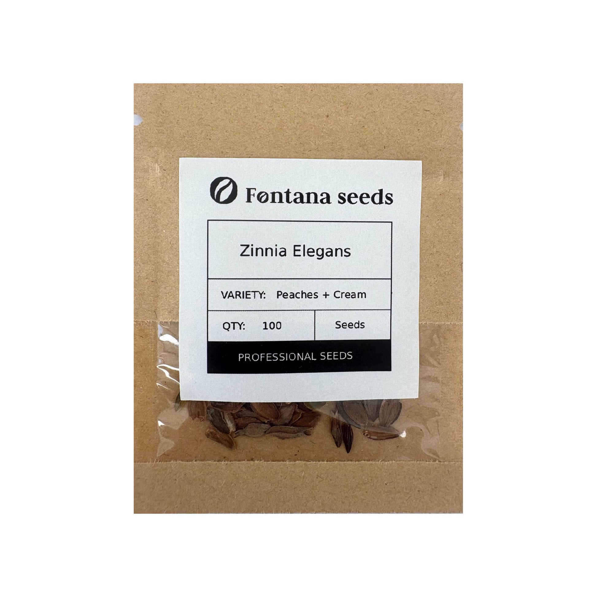 Zinnia Peaches and Cream Seed