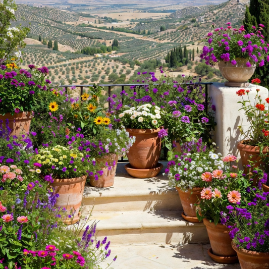 Mediterranean Balcony Flowers – Heatwave Colour Mix